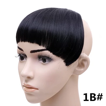 FEKETE 1B Frufru Felcsatolható Póthaj