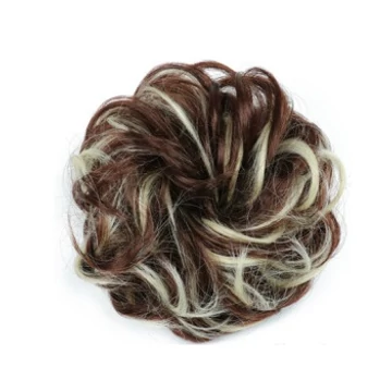 Konty jellegű hajas hajgumi 6/613-as melíros, 20cm