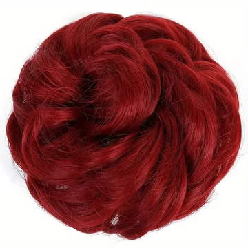 TŰZVÖRÖS Konty jellegű hajas hajgumi