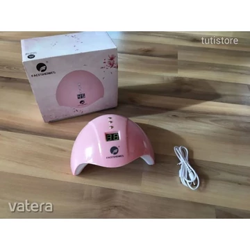 Faceshowes rózsaszín, 12 LED-es, 36 W,UV/LED Műkörmös lámpa, Új!