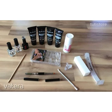 Polygel Műköröm Építő Kezdő Csomag 15- db-os szett, Új!