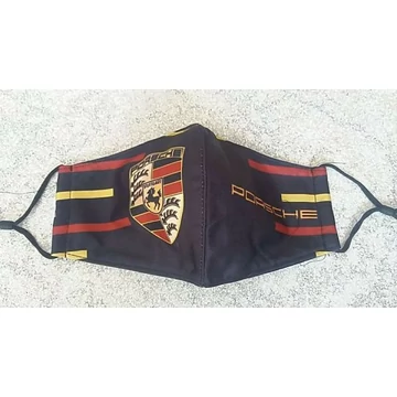 PORSCHE feliratos felnőtt arcmaszk