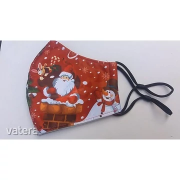 KARÁCSONYI FELNŐTT szájmaszk arcmaszk 2 rétegű jó minőségű mintás ÚJ TERMÉK