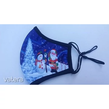 KARÁCSONYI 2 rétegű jó minőségű FELNŐTT szájmaszk arcmaszk ÚJ TERMÉK
