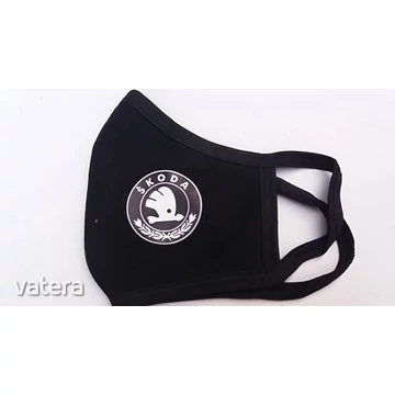 SKODA AUTÓ MÁRKÁS  2 rétegű jó minőségű FELNŐTT szájmaszk arcmaszk ÚJ TERMÉK