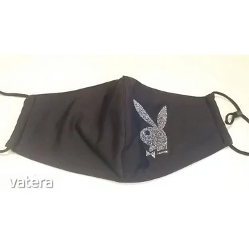 PLAYBOY NYUSZIS CSILLÁMOS 2 rétegű jó minőségű FELNŐTT szájmaszk arcmaszk