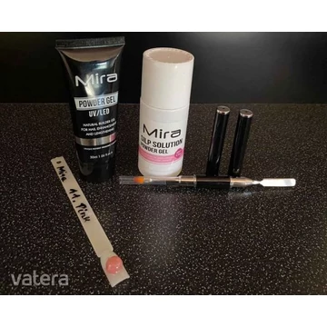 Polygél Acrylgél Zselé 1 darab Mira Műköröm Alapanyag Ecsettel és Liquiddel csomag, TÖBB SZÍNBEN