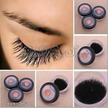 3D szálas műszempilla C ív, 0,15mm, TÖBB MÉRETBEN