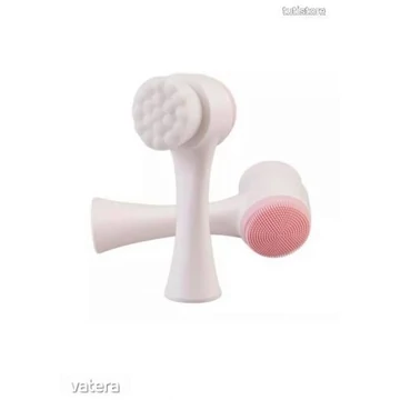 Kétoldalas kozmetikai szilikon arctisztitó és bőrápoló kefe masszázs eszköz