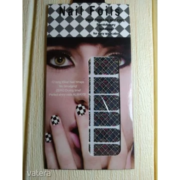 SZINES mintás Műköröm matrica