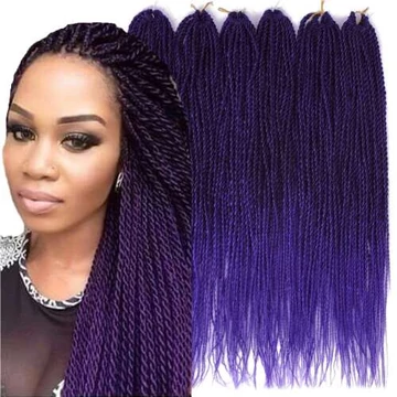 Senegal Twist hurkolható haj 81 fonatos 200g T-T/PURPLE
