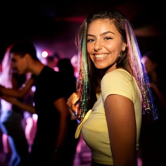 SÁRGA Világító pillangós hajdísz 1db SÁRGA Világító pillangós hajdísz 1db