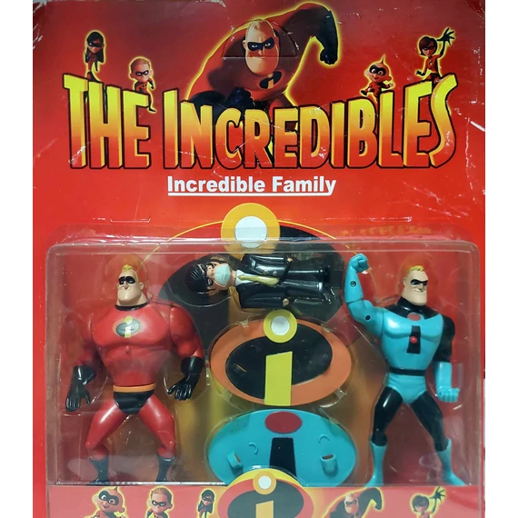 A Hihetetlen család, The Incredible Family, 5 részes játékfigurák, 2.sz