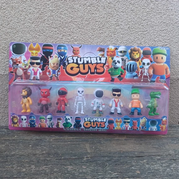 Stumble Guys játékfigurák 8 db-os szett, 2sz Stumble Guys játékfigurák 8 db-os szett, 2sz