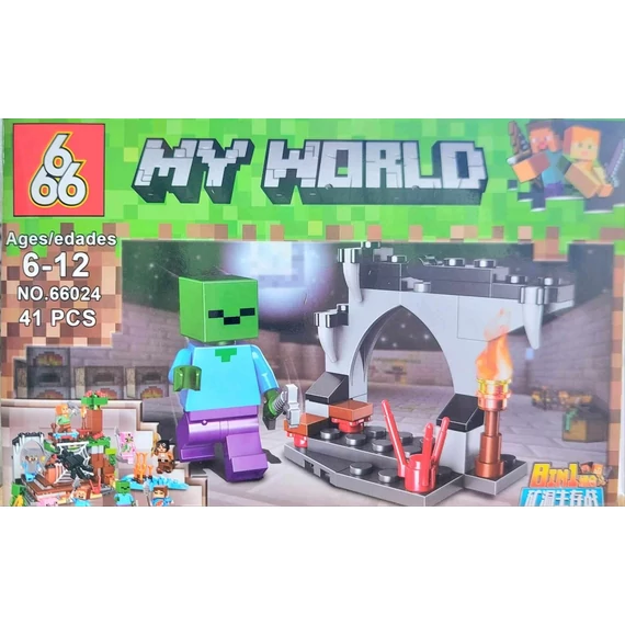 My World Minecraft építő játék, kompatibilis hasonló "más" építőjátékkal 5-ÖS