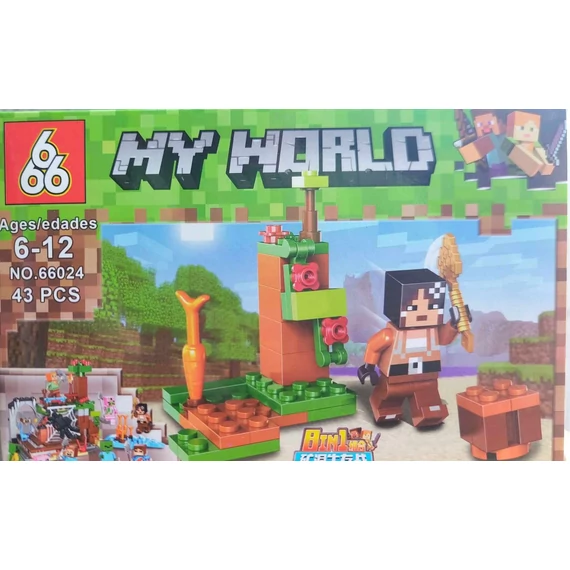 My World Minecraft építő játék, kompatibilis hasonló "más" építőjátékkal 8-AS
