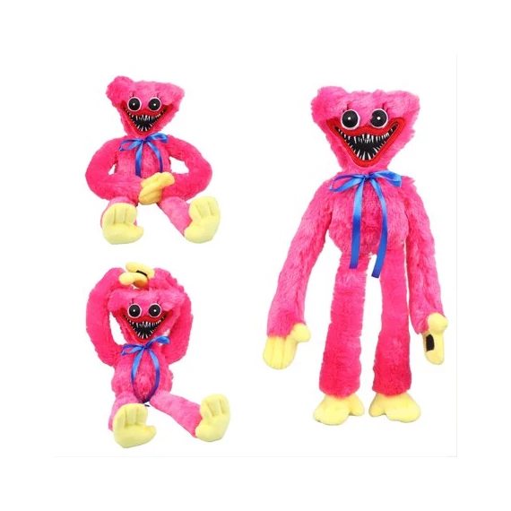 Huggy Wuggy Poppy Playtime plüss figura 40cm PINK