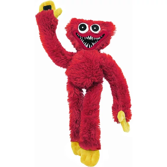 Huggy Wuggy Poppy Playtime plüss figura 40cm PIROS