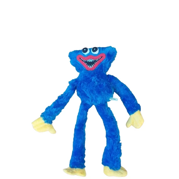 Huggy Wuggy Poppy Playtime plüss figura 40cm KÉK