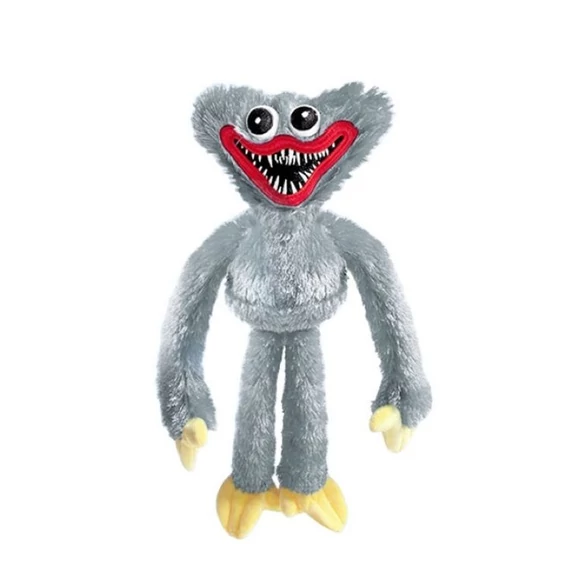 Huggy Wuggy Poppy Playtime plüss figura 40cm SZÜRKE