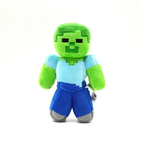 Minecraft Zombie plüssfigura gyerekeknek 21cm