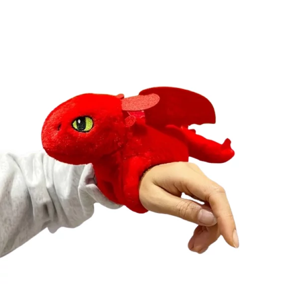 PIROS Éjfúria plüss figura csuklóra 23cm