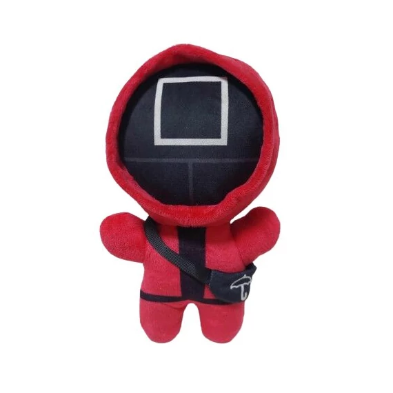 Squid Game plüssfigura gyerekeknek 25cm NÉGYZET MASZKOS
