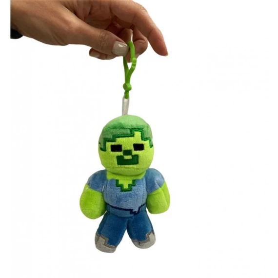 Minecraft Zombie plüssfigura gyerekeknek 13cm