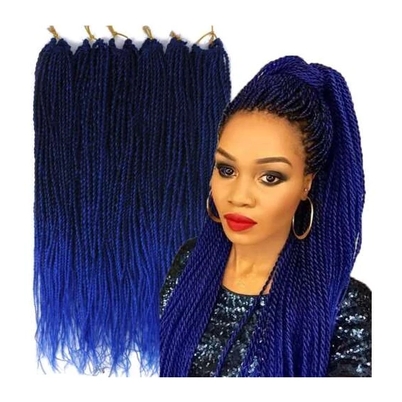 Senegal Twist hurkolható haj 81 fonatos 200g T-T/BLUE