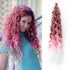 Kép 1/8 - Brazil hurkolható póthaj, 120cm, 100g, Hawaii hullámos 530/PINK/SILVER