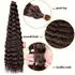 Kép 4/8 - XN-7-es Twist haj vízhullámos Brazil haj póthaj hajhosszabbításhoz 1/27, FEKETE-SZŐKE OMBRE