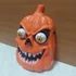 Kép 5/7 - Halloween rémísztő, fogas, gülü szemű tök álarc maszk