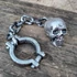 Kép 4/8 - Halloween koponyás lánc bilincs jelmez kiegészítő
