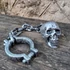 Kép 1/8 - Halloween koponyás lánc bilincs jelmez kiegészítő