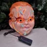 Kép 2/9 - Chucky baba, ledes, világító horror maszk álarc Halloweenre
