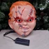 Kép 3/9 - Chucky baba, ledes, világító horror maszk álarc Halloweenre