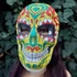 Kép 4/5 -  Mexikói Jellegű Díszes Koponya maszk, Halloween felnőtt puha maszk álarc jelmez 4sz