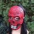 Kép 2/5 - Halloween piros nyúzott koponya maszk