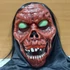 Kép 4/6 - Zombi maszk sötétben világító szemű Halloween jelmez kiegészítő, PIROS