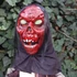 Kép 3/6 - Zombi maszk sötétben világító szemű Halloween jelmez kiegészítő, PIROS
