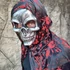 Kép 6/7 - Halloween csuklyás köpeny, véres kéz mintás FELNŐTT MÉRET