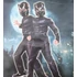 Kép 9/10 - Black Panter, fekete párduc izmosított fiú jelmez, M-es méret