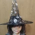 Kép 5/8 - Halloween boszorkány jelmez szett, 2 részes, M-es méret, FEKETE-EZÜST