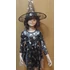 Kép 4/8 - Halloween boszorkány jelmez szett, 2 részes, M-es méret, FEKETE-EZÜST