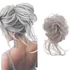 Kép 1/4 - LIGHT SILVER Alkalmi hajas hajgumi THH-GRAY