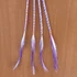 Kép 4/4 - LILA Színes fonatos hajgumi 40cm