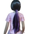 Kép 1/4 - LILA Színes fonatos hajgumi 40cm