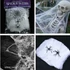 Kép 1/7 - Halloween Pókháló pókokkal farsangi jelmez és dekoráció FEHÉR