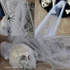 Kép 4/6 -  Halloween Pókháló pókokkal farsangi jelmez és dekoráció ZÖLD