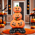 Kép 5/8 - MOSOLYGÓ TÖKÖK, álló Halloween dekoráció, 110cm